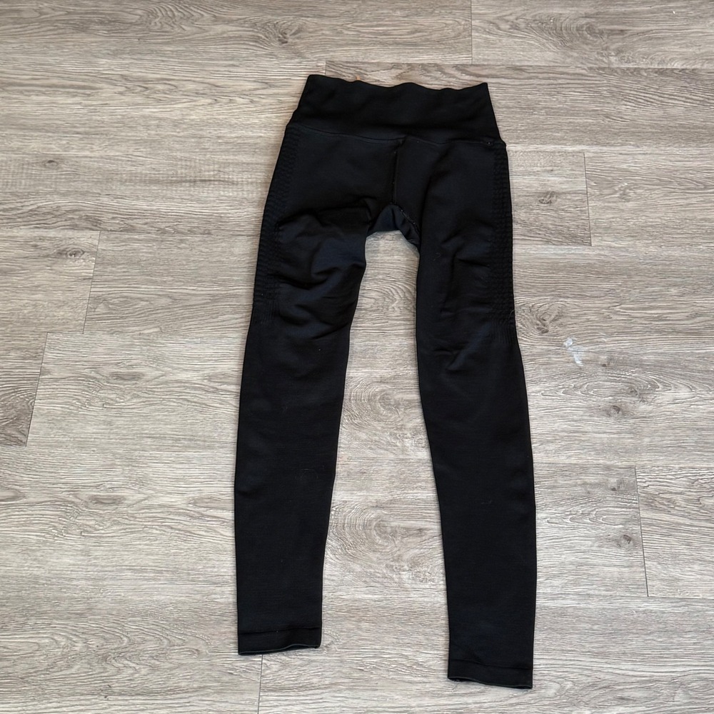 Alphalete Athletics Womens High Waisted‎ Seamless Leggings Black XS